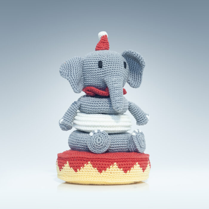 Torre Elefante in Cotone - Gioco Smontabile per Bambini - immagine 3