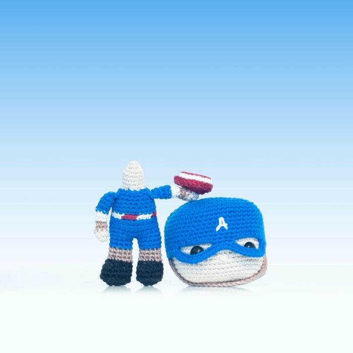 Captain America Amigurumi: L'Artigianato Italiano Incontra il Mondo dei Supereroi - immagine 4